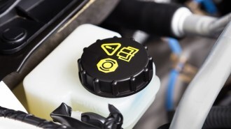 Brake fluid reservoir.