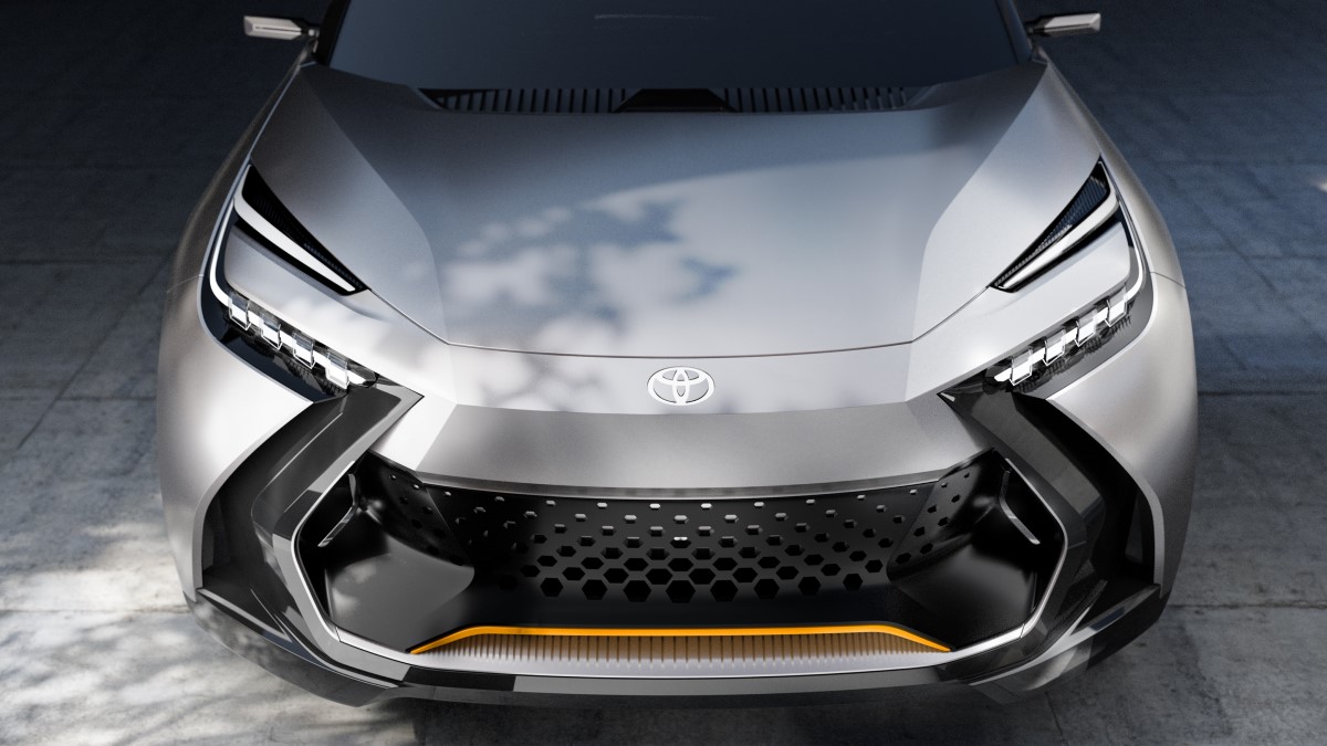 The front fascia of the Toyota C-HR Prologue Concept