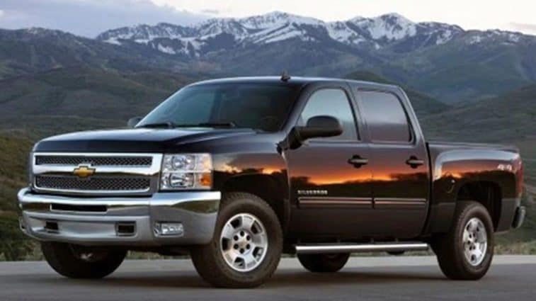 2013 Chevrolet Silverado 1500 in black.