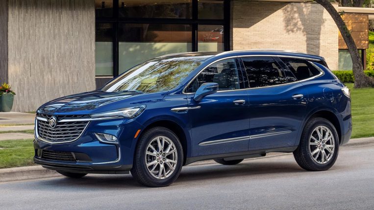 2023 Buick Enclave in blue.