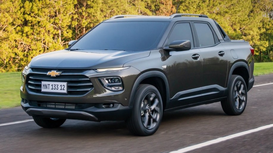 The Chevrolet Montana, a Brazilian-market small truck