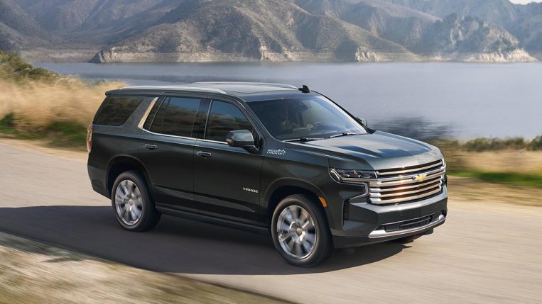 2023 Chevrolet Tahoe in gray.