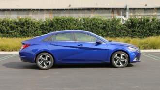 2023 Hyundai Elantra Hybrid profile view