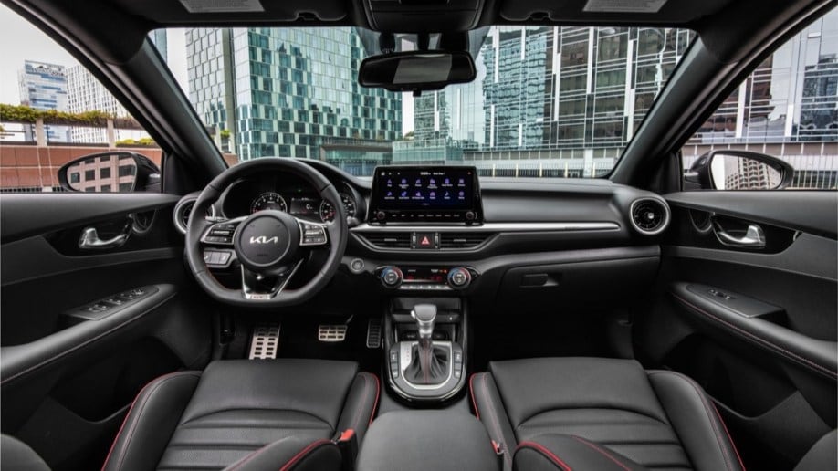 The interior of the 2023 Kia Forte