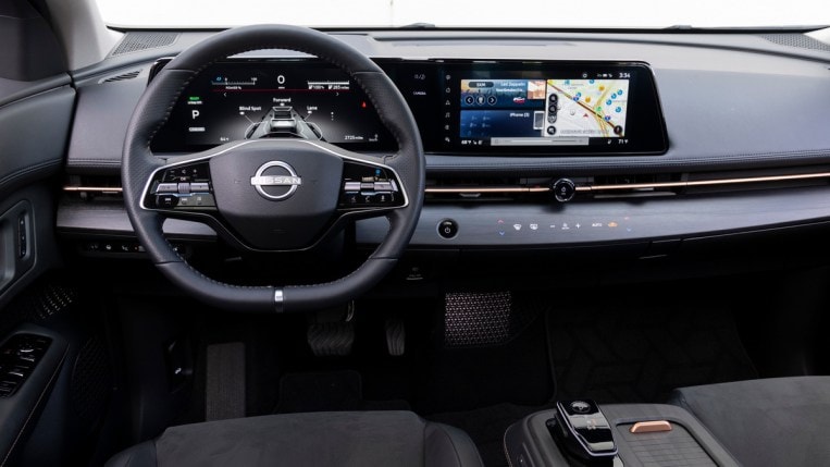 2023 Nissan Ariya driver's view.