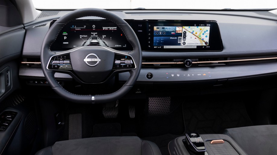 2023 Nissan Ariya driver's view.