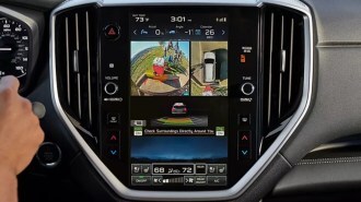 The 360-degree surround view monitor of the 2023 Subaru Ascent