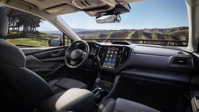 The dashboard of the 2023 Subaru Ascent with its 11.6-inch touchscreen