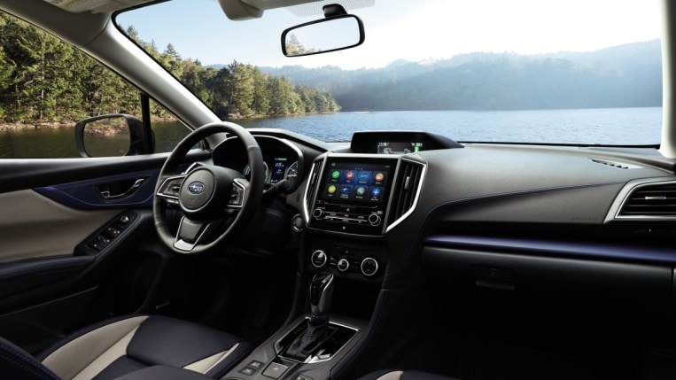 The interior of the 2023 Subaru Crosstrek