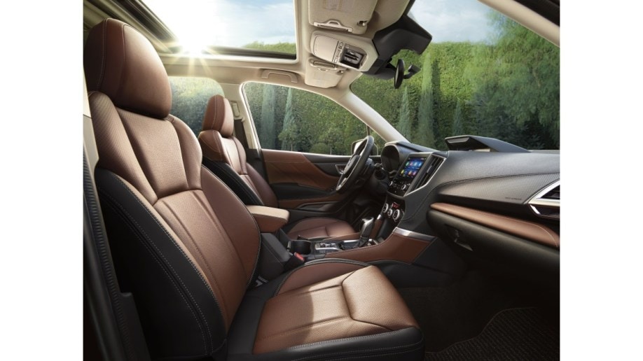 The seats of the 2023 Subaru Forester Touring