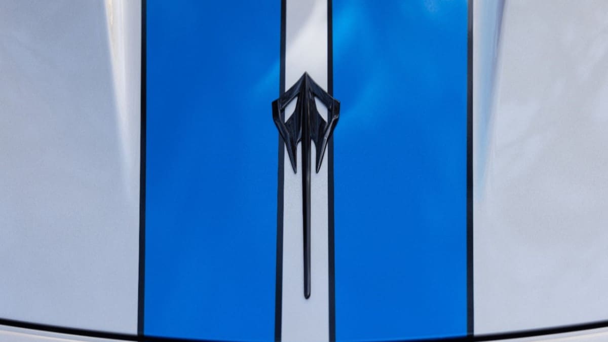 The badge of the 2024 Chevrolet Corvette E-Ray
