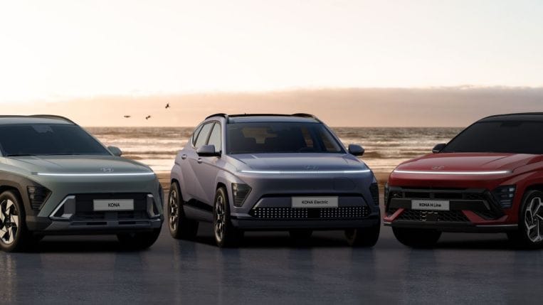 All three editions of the 2024 Hyundai Kona