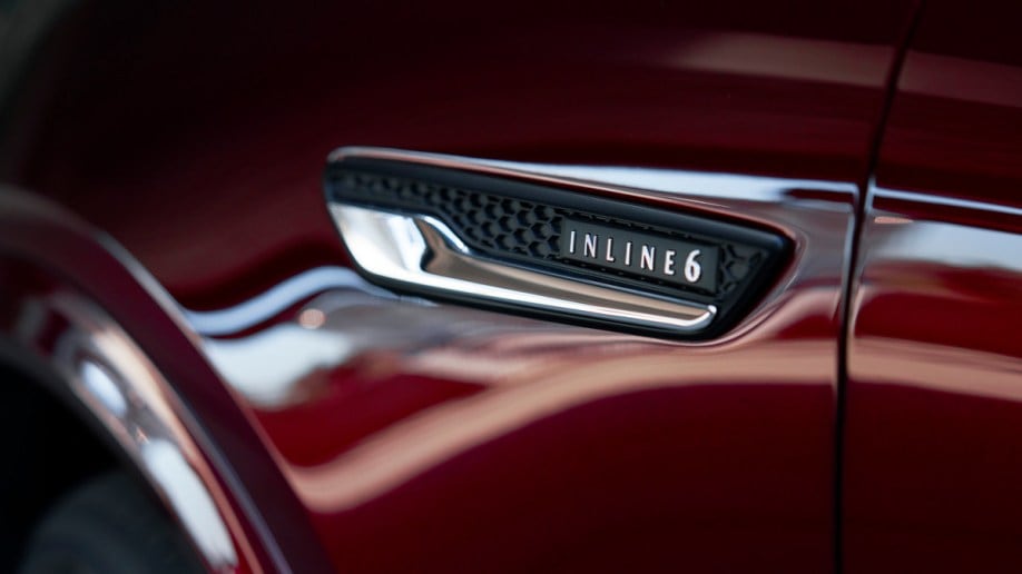 2024 Mazda CX-90 engine badge.