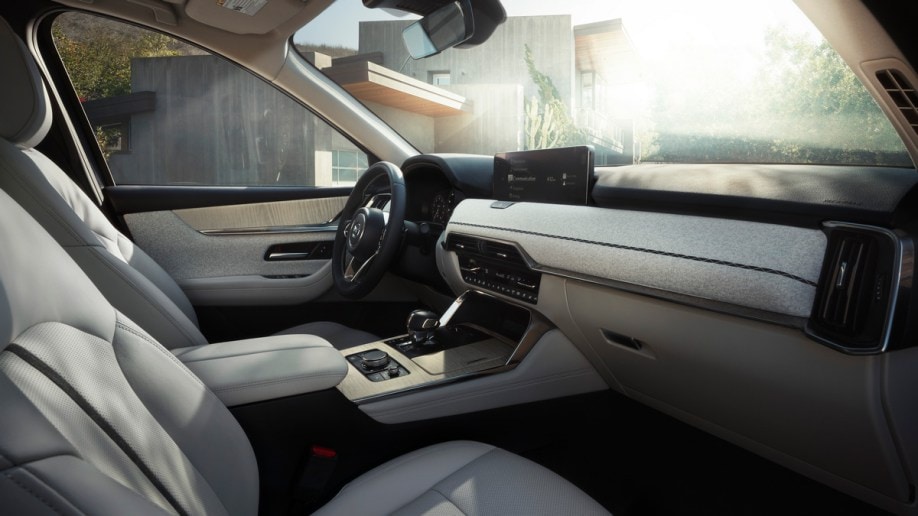 2024 Mazda CX-90 interior passenger side.