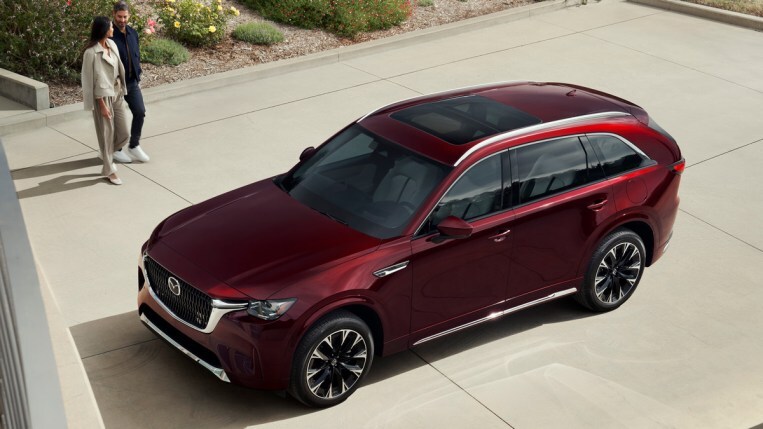 2024 Mazda CX-90 top angle view.