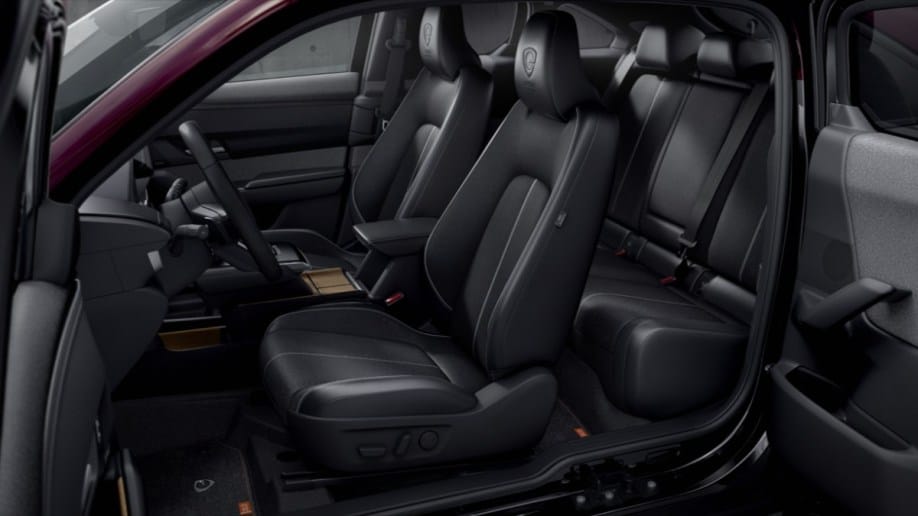 The interior of the Mazda MX-30 R-EV 