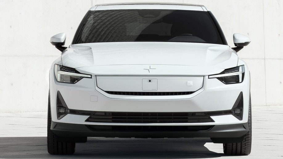 The 2024 Polestar 2 seen from head on