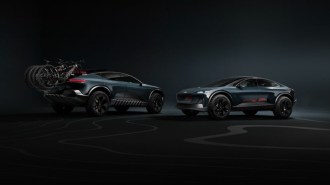 A pair of Audi Activesphere concepts facing each other