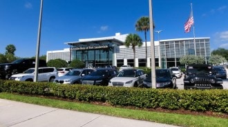 A Mercedes-Benz dealership