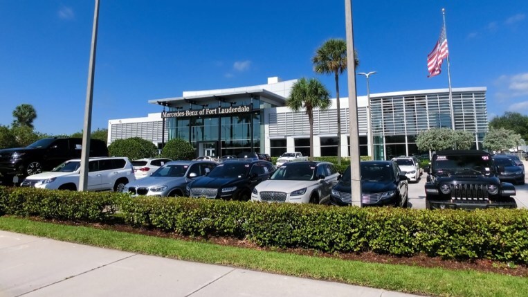 A Mercedes-Benz dealership