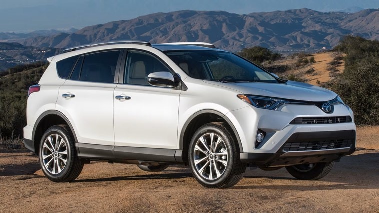 2016 Toyota RAV4 in white.