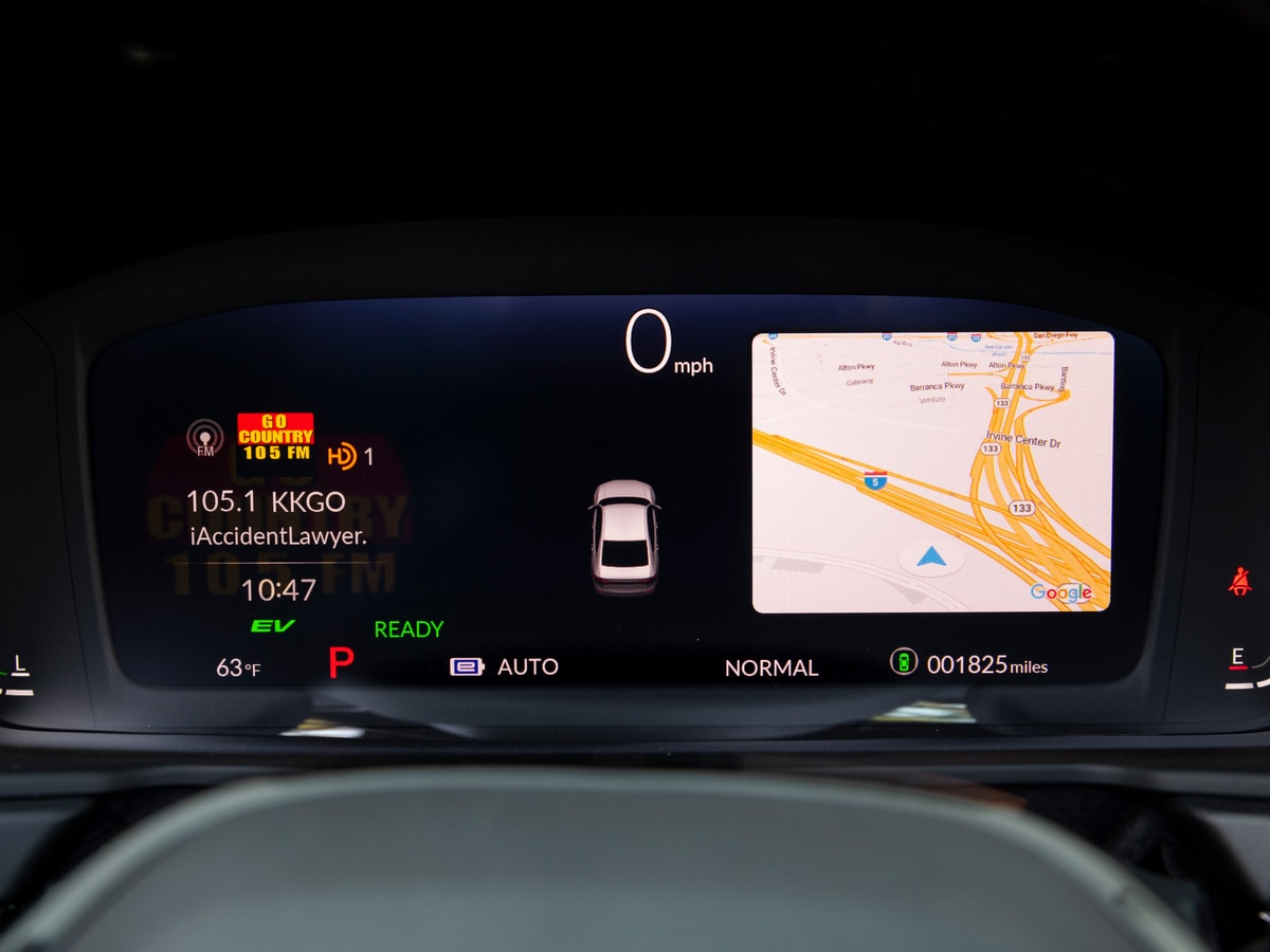 2023 Honda Accord Hybrid driver information.