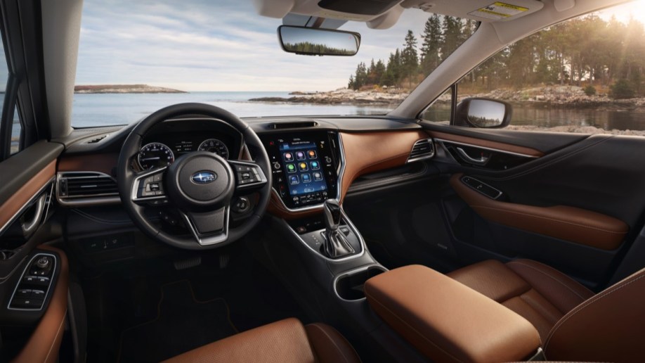 The interior of the 2023 Subaru Outback