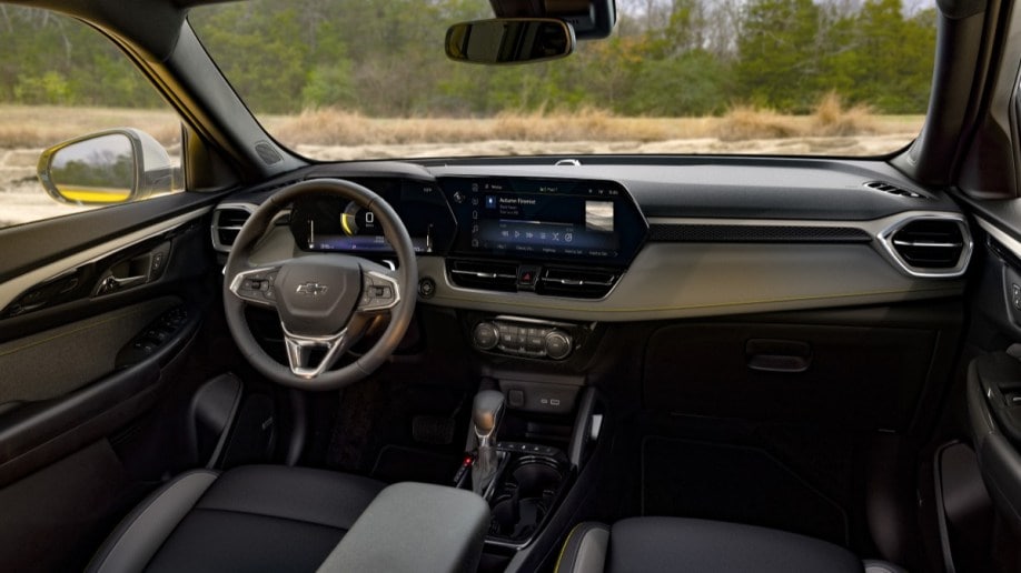 The cabin of the 2024 Chevrolet Trailblazer