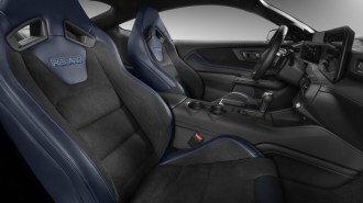 The seats of the 2024 Ford Mustang Dark Horse