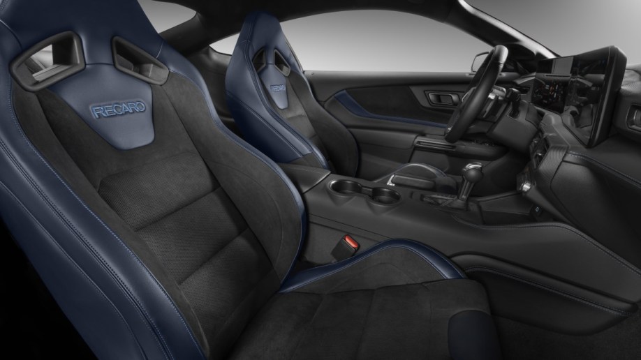 The seats of the 2024 Ford Mustang Dark Horse