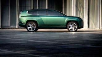2024 Hyundai Ioniq 7 in green.