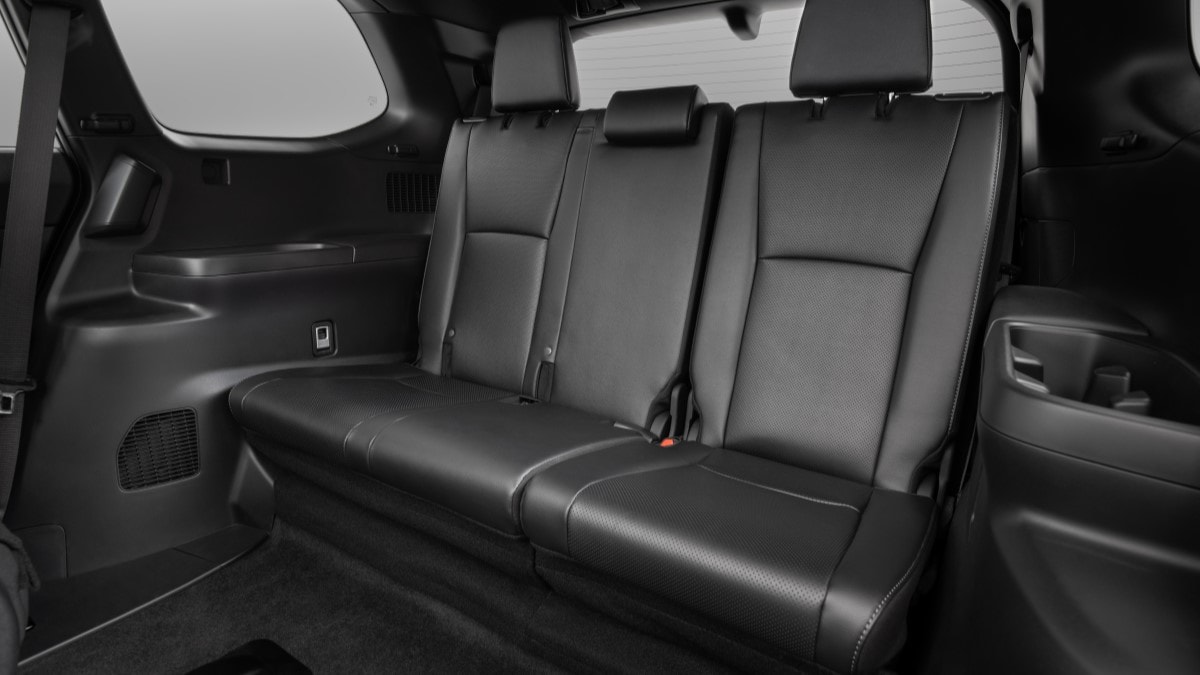 The third row of the 2024 Toyota Grand Highlander