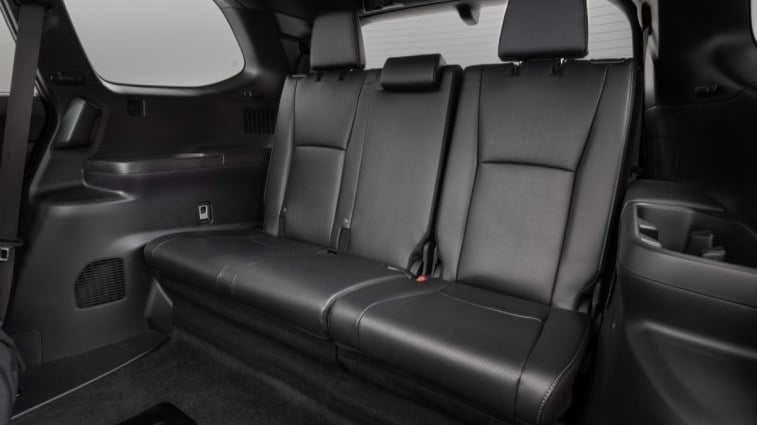 The third row of the 2024 Toyota Grand Highlander