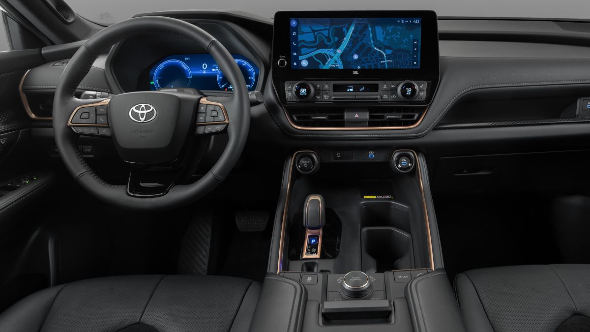 Interior of the 2024 Toyota Grand Highlander