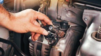 Car alternator.