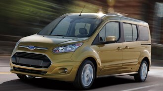 2017 Ford Transit Connect Passenger Wagon in green.