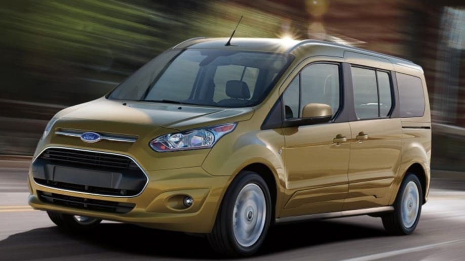 2017 Ford Transit Connect Passenger Wagon in green.