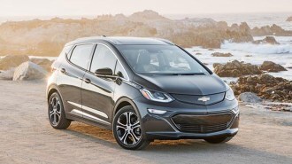 2018 Chevrolet Bolt in grey.