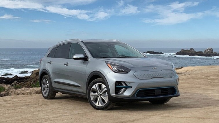 2019 Kia Niro EV in silver.