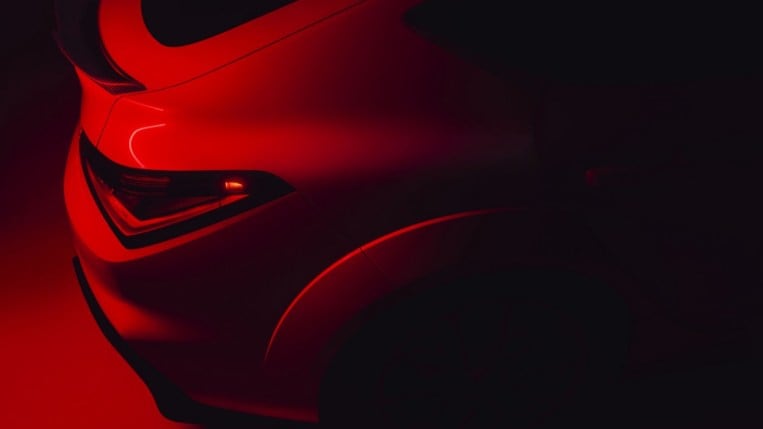A teaser photo showing the tail of the 2024 Acura Integra Type S