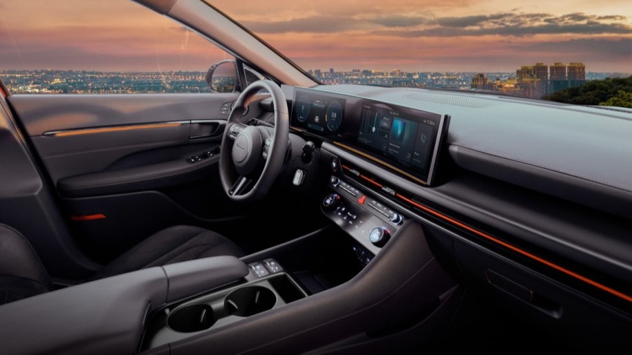 The cabin of the 2024 Hyundai Sonata N-Line