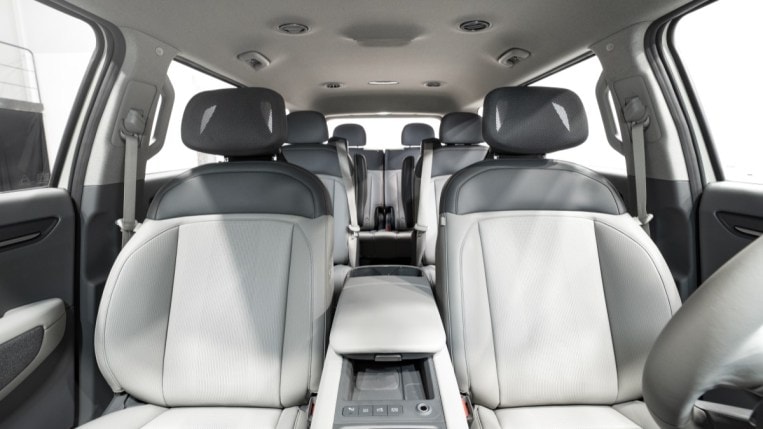 The seats of the 2024 Kia EV9