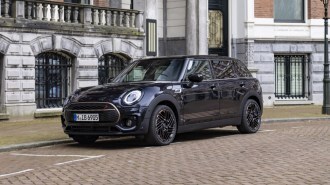The 2024 Mini Clubman Final Edition seen from a front quarter angle