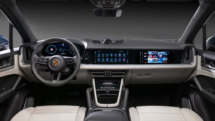 The interior of the 2024 Porsche Cayenne