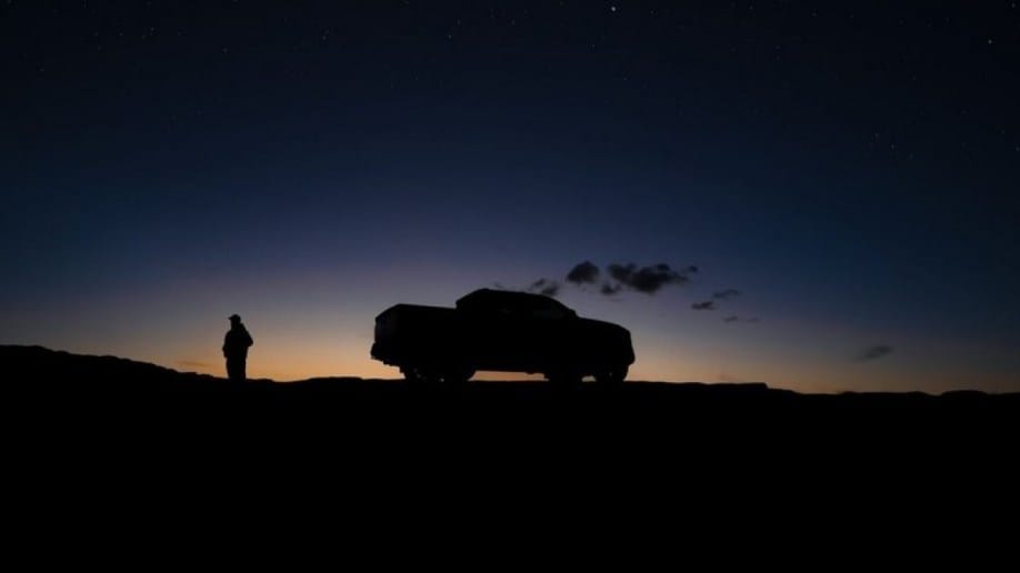 A teaser photo Toyota posted to Instagram that may show the 2024 Toyota Tacoma