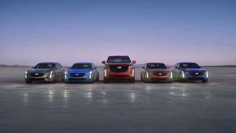 The current Cadillac V lineup