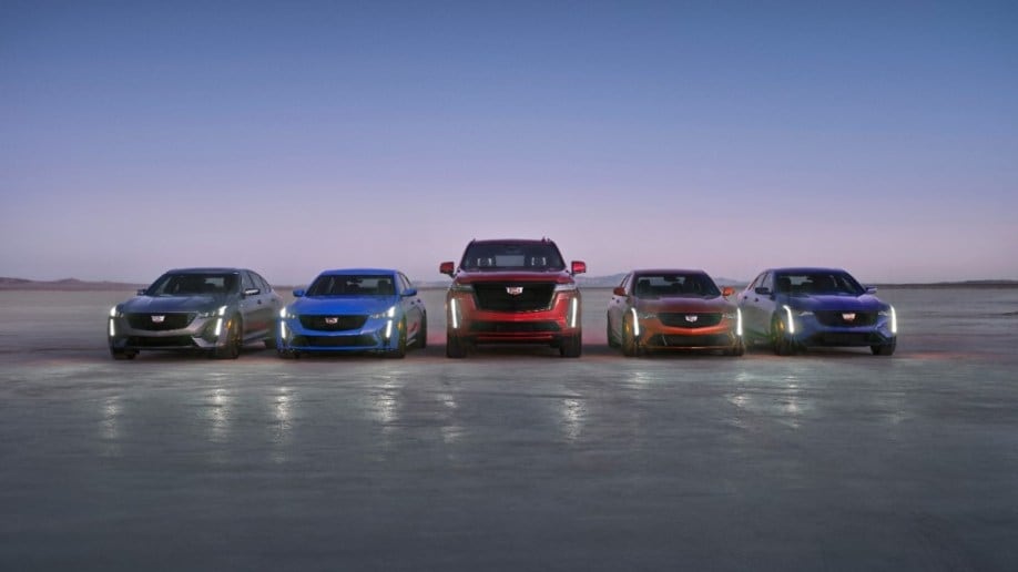 The current Cadillac V lineup