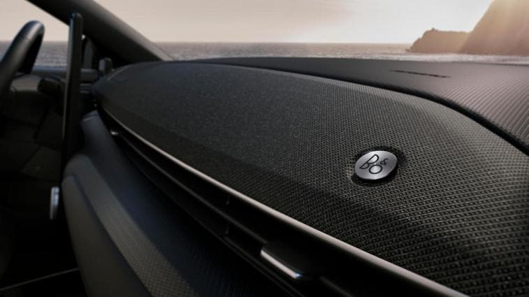 2021 Ford Mustang Mach-E Bang & Olufsen premium audio.