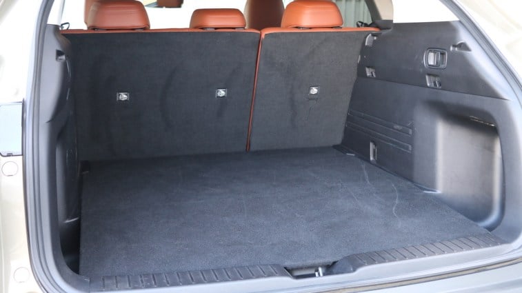 2023 Mazda CX-50 rear cargo area.