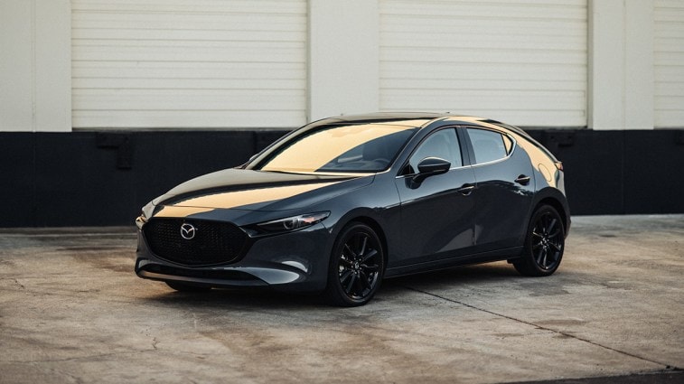 2023 Mazda3 Hatchback in black